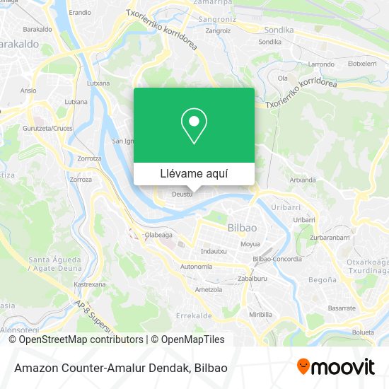 Mapa Amazon Counter-Amalur Dendak