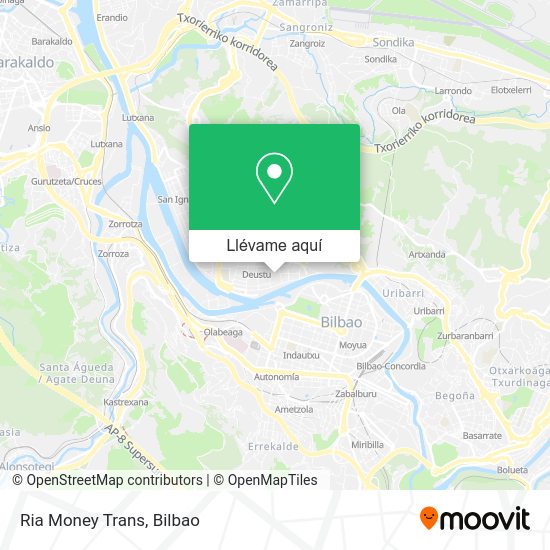 Mapa Ria Money Trans