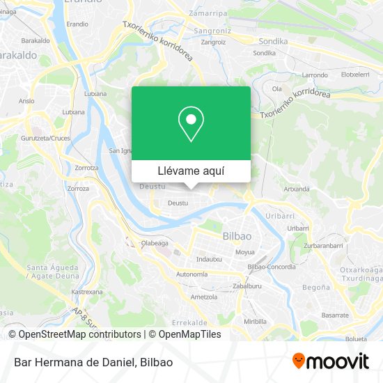 Mapa Bar Hermana de Daniel