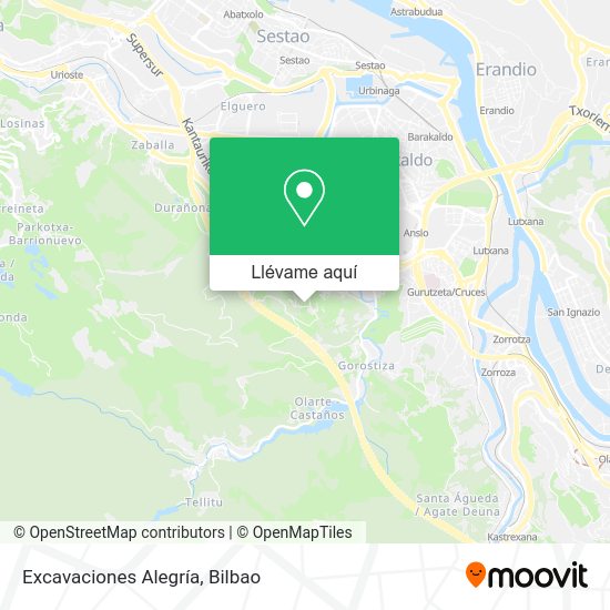 Mapa Excavaciones Alegría