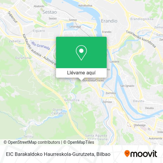 Mapa EIC Barakaldoko Haurreskola-Gurutzeta