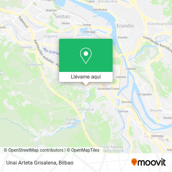 Mapa Unai Arteta Grisalena