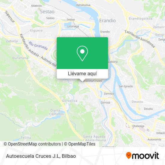 Mapa Autoescuela Cruces J.L
