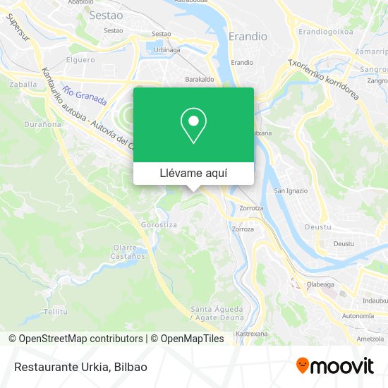 Mapa Restaurante Urkia
