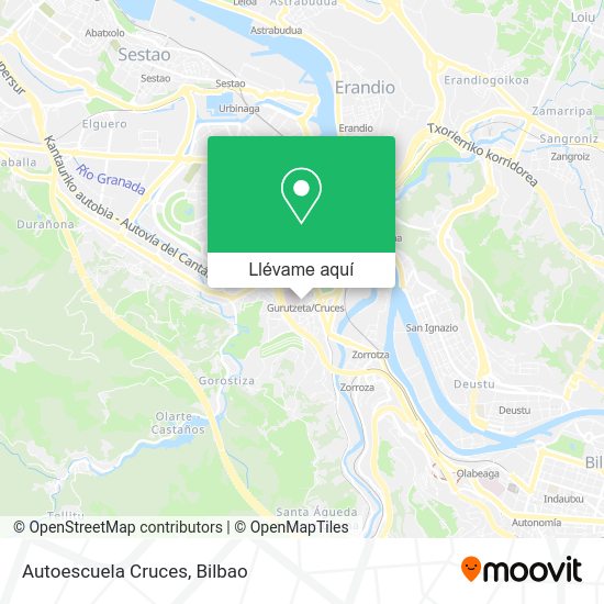 Mapa Autoescuela Cruces
