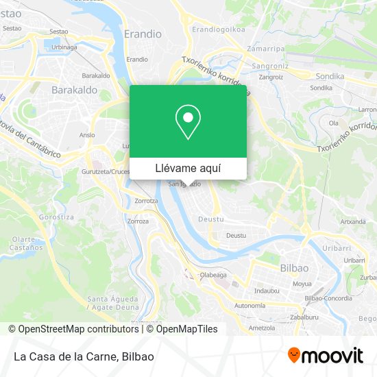 Mapa La Casa de la Carne