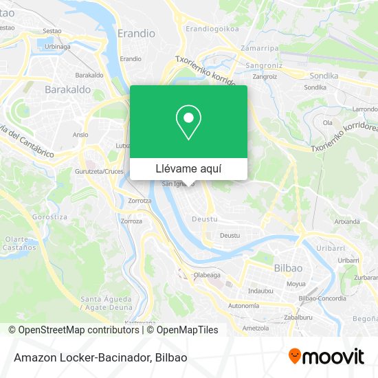 Mapa Amazon Locker-Bacinador