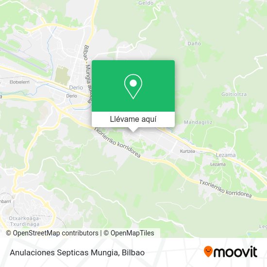 Mapa Anulaciones Septicas Mungia