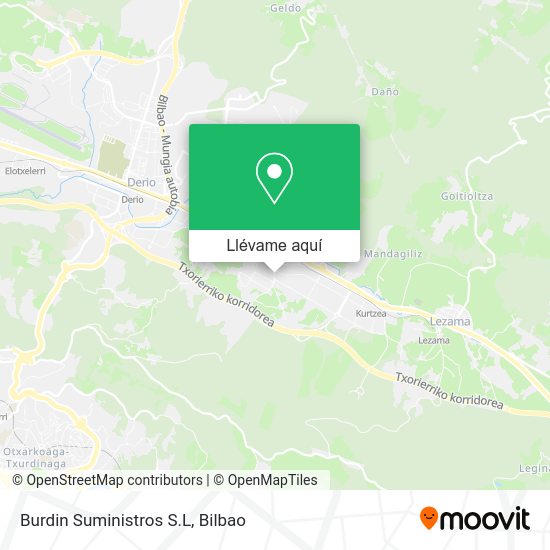 Mapa Burdin Suministros S.L