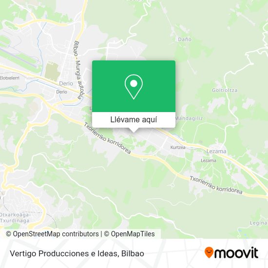 Mapa Vertigo Producciones e Ideas