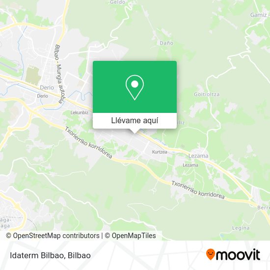 Mapa Idaterm Bilbao