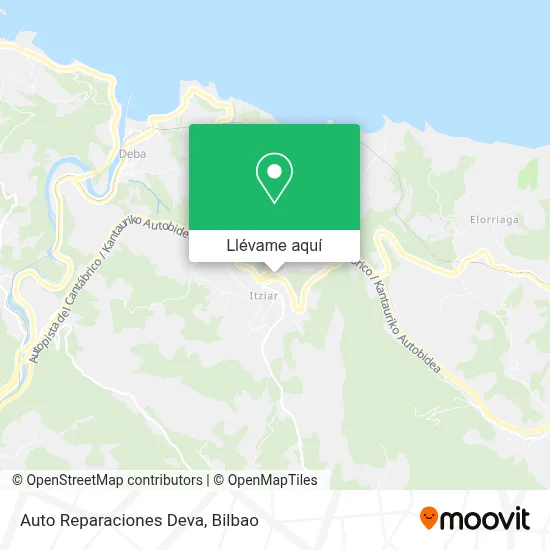 Mapa Auto Reparaciones Deva
