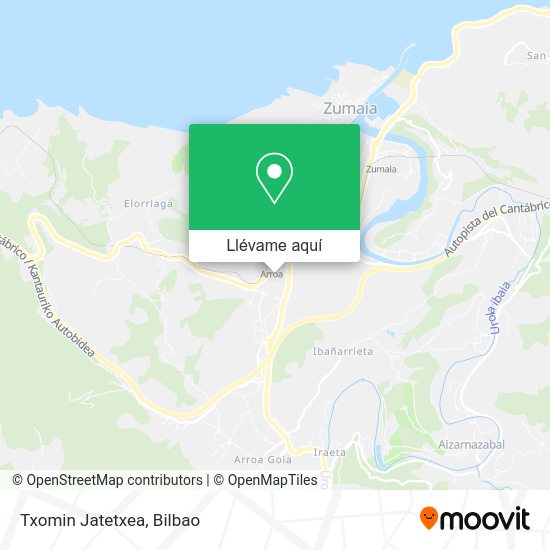 Mapa Txomin Jatetxea