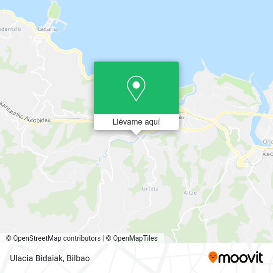 Mapa Ulacia Bidaiak