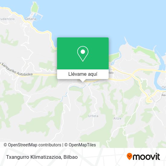 Mapa Txangurro Klimatizazioa