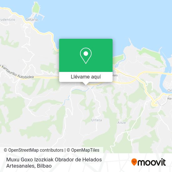 Mapa Muxu Goxo Izozkiak Obrador de Helados Artesanales