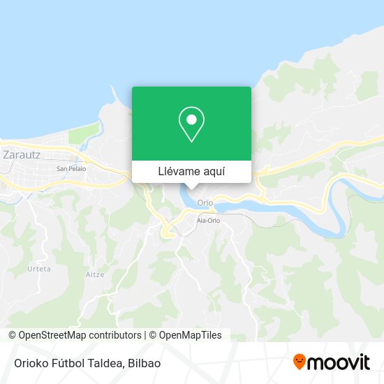 Mapa Orioko Fútbol Taldea