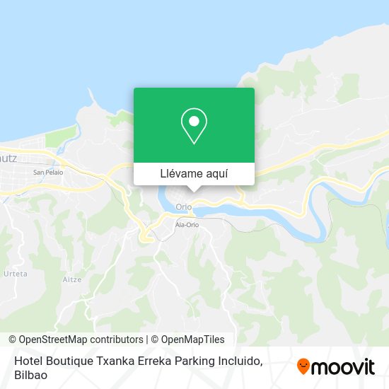 Mapa Hotel Boutique Txanka Erreka Parking Incluido
