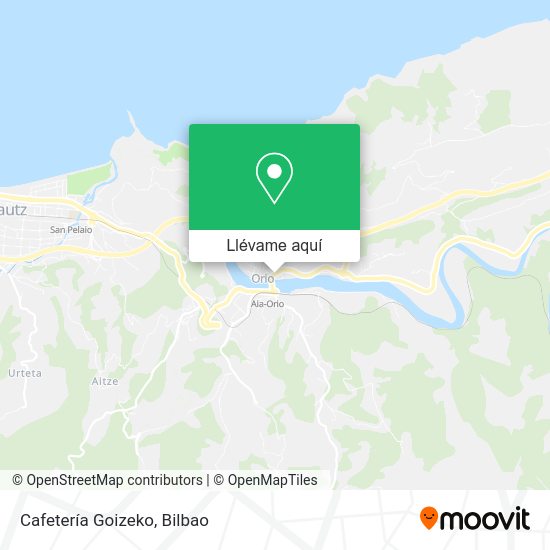 Mapa Cafetería Goizeko