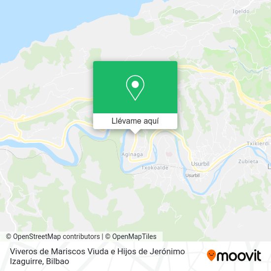 Mapa Viveros de Mariscos Viuda e Hijos de Jerónimo Izaguirre
