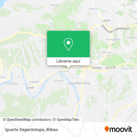 Mapa Iguarte Sagardotegia