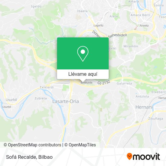 Mapa Sofá Recalde