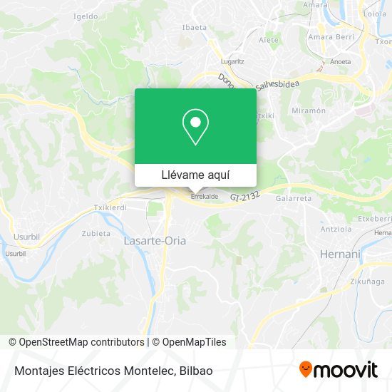 Mapa Montajes Eléctricos Montelec