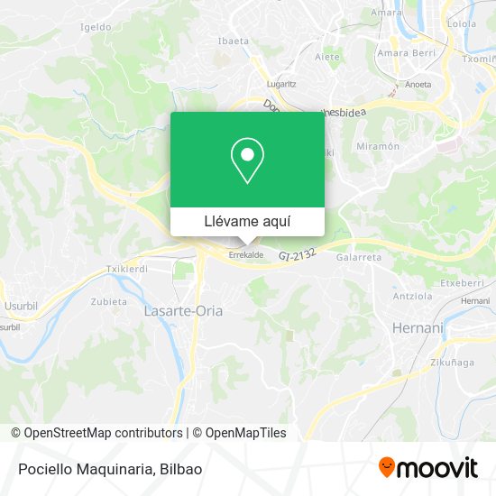 Mapa Pociello Maquinaria