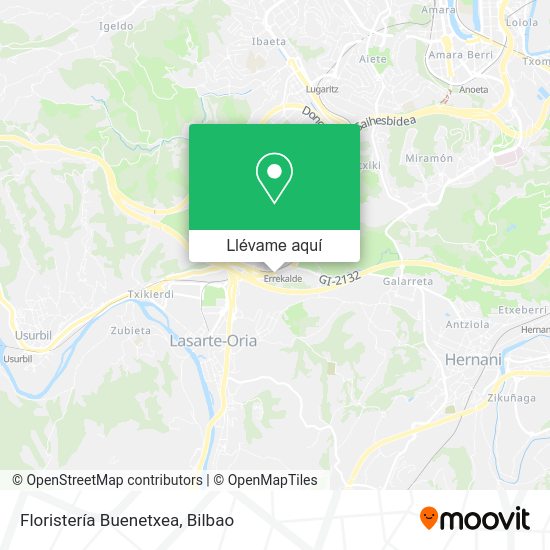 Mapa Floristería Buenetxea