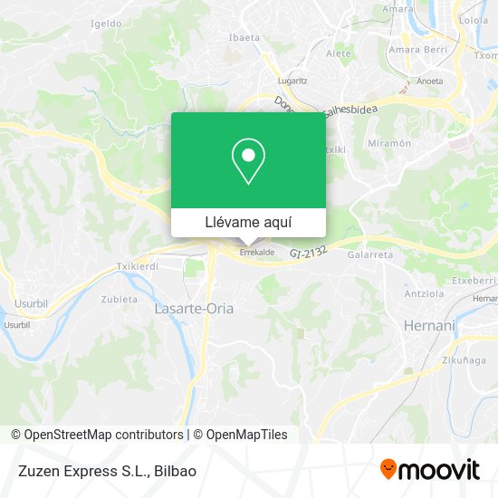 Mapa Zuzen Express S.L.