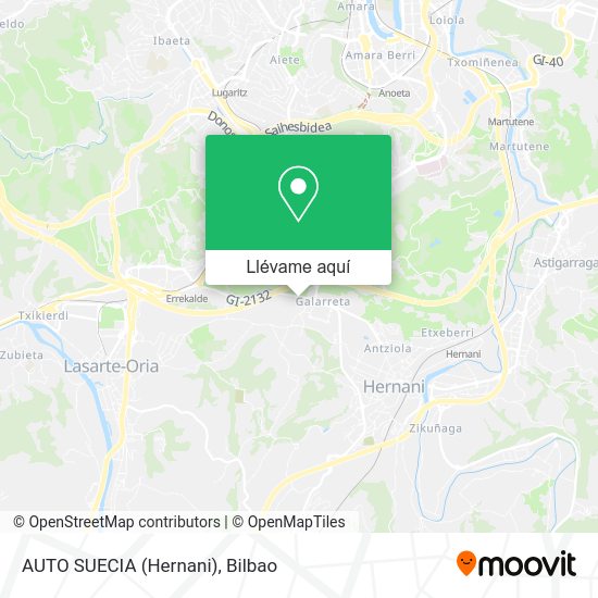 Mapa AUTO SUECIA (Hernani)