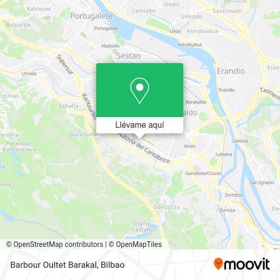 Mapa Barbour Oultet Barakal