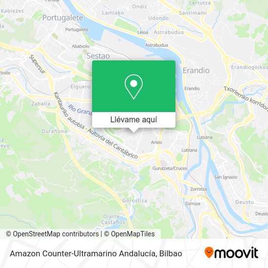 Mapa Amazon Counter-Ultramarino Andalucía