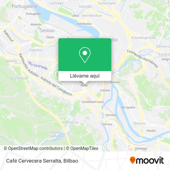 Mapa Café Cervecera Serralta