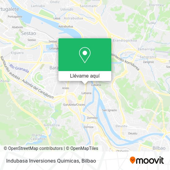 Mapa Indubasa Inversiones Quimicas