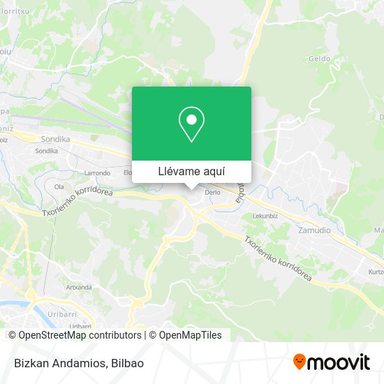 Mapa Bizkan Andamios
