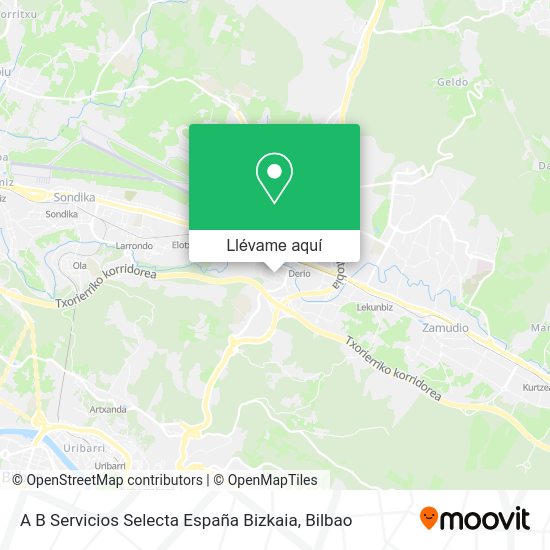 Mapa A B Servicios Selecta España Bizkaia
