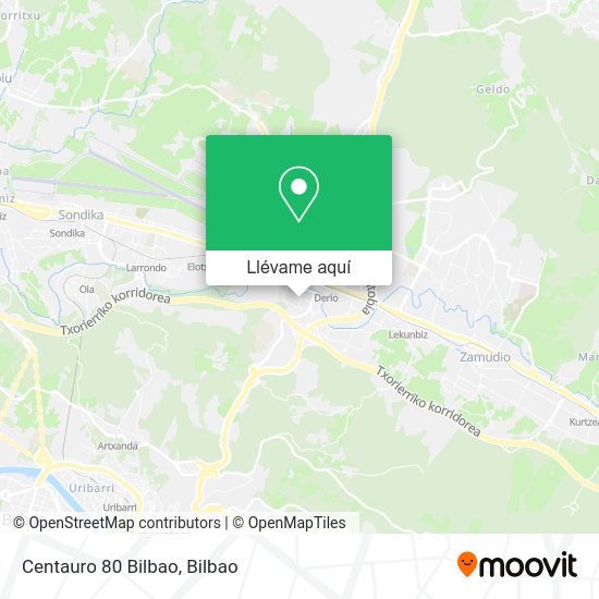 Mapa Centauro 80 Bilbao