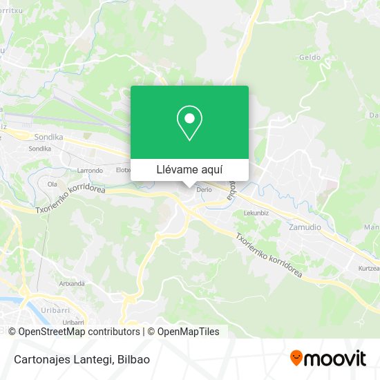 Mapa Cartonajes Lantegi