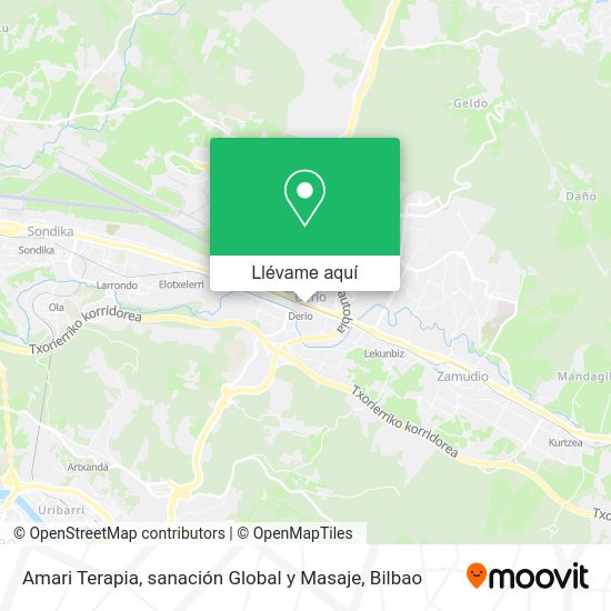 Mapa Amari Terapia, sanación Global y Masaje