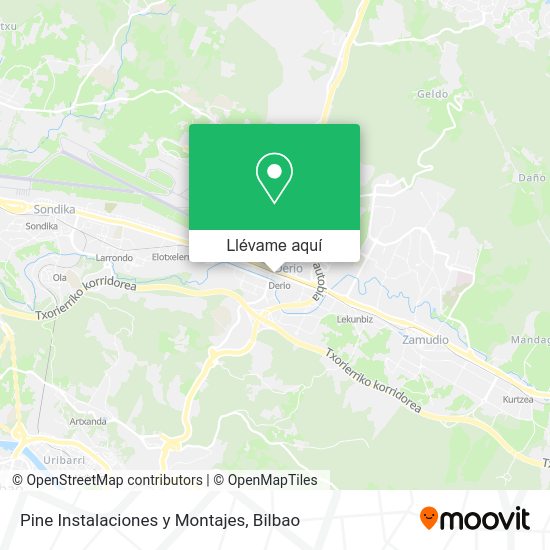 Mapa Pine Instalaciones y Montajes