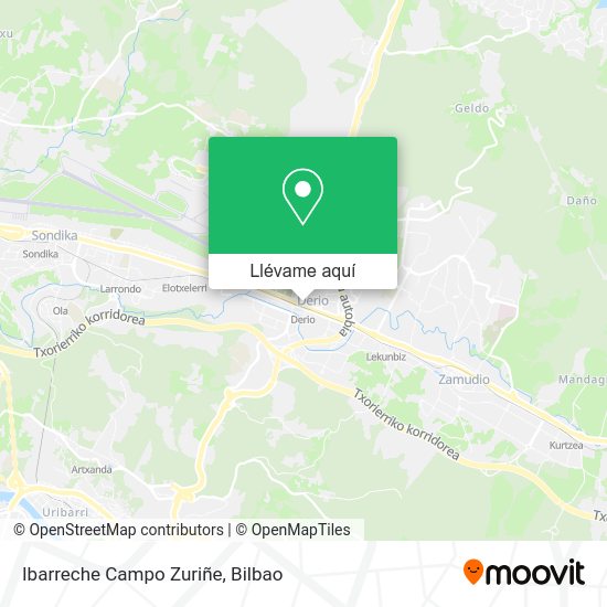 Mapa Ibarreche Campo Zuriñe