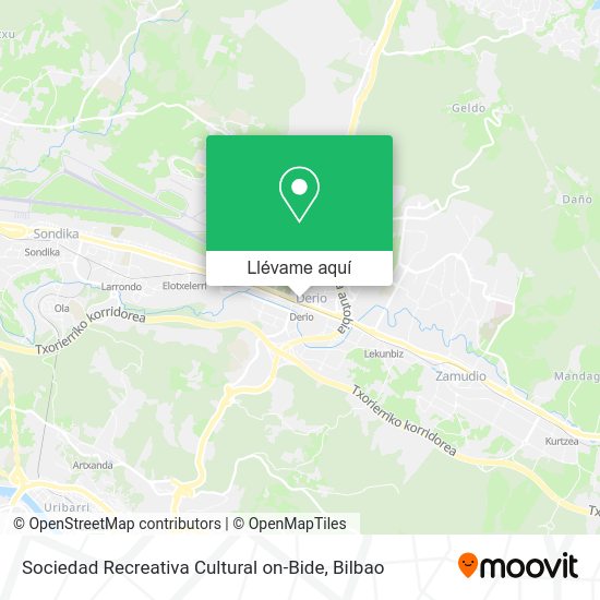 Mapa Sociedad Recreativa Cultural on-Bide