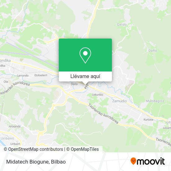 Mapa Midatech Biogune