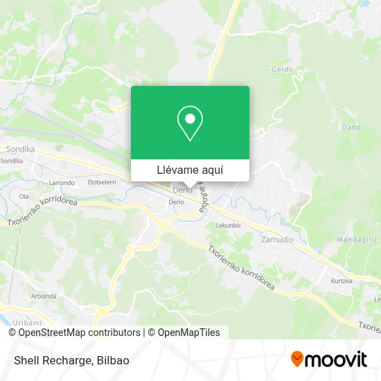 Mapa Shell Recharge