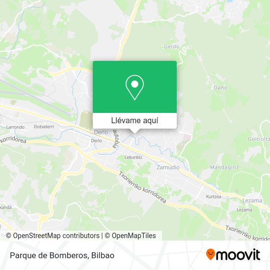 Mapa Parque de Bomberos
