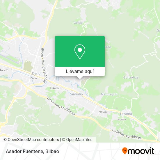 Mapa Asador Fuentene