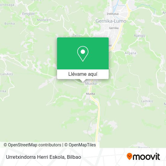 Mapa Urretxindorra Herri Eskola