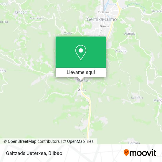 Mapa Galtzada Jatetxea