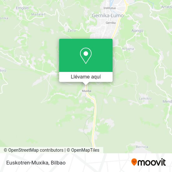 Mapa Euskotren-Muxika